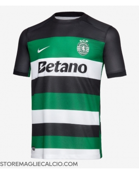 Sporting CP Maglia Gara Casa Repliche 2024-25 Maniche Corte